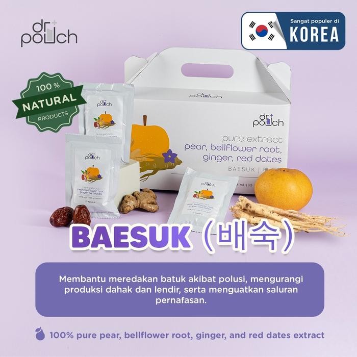 

Hot Produk Dr Pouch – Korean Premium Baesuk Extract (isi 10 sachet) Terbaik dan Terlaris