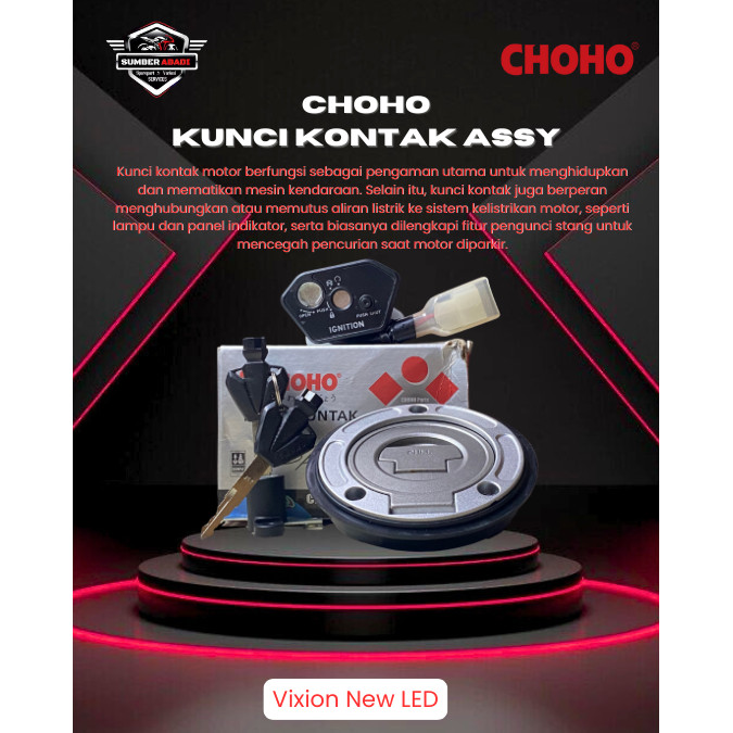 Choho Kunci Kontak Assy Vixion New LED