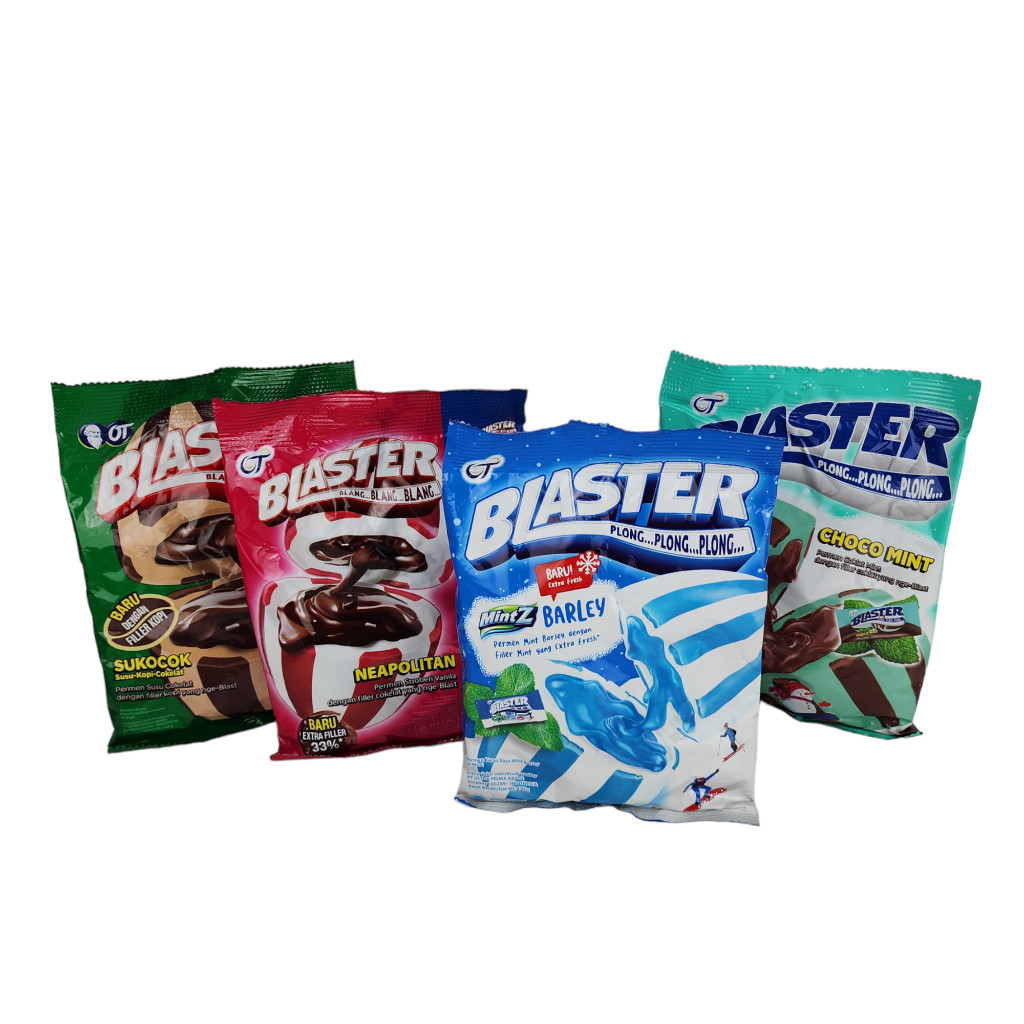 

terbaru Blaster Permen Mint Isi Cokelat- Netto 50 pcs x 2.5 gr