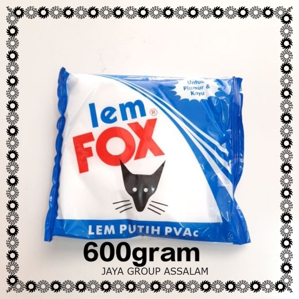 

lem kayu fox 600gram/pck