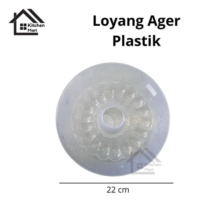 Loyang Ager Puding Plastik Loyang Agar Agar Plastik Bening - Besar