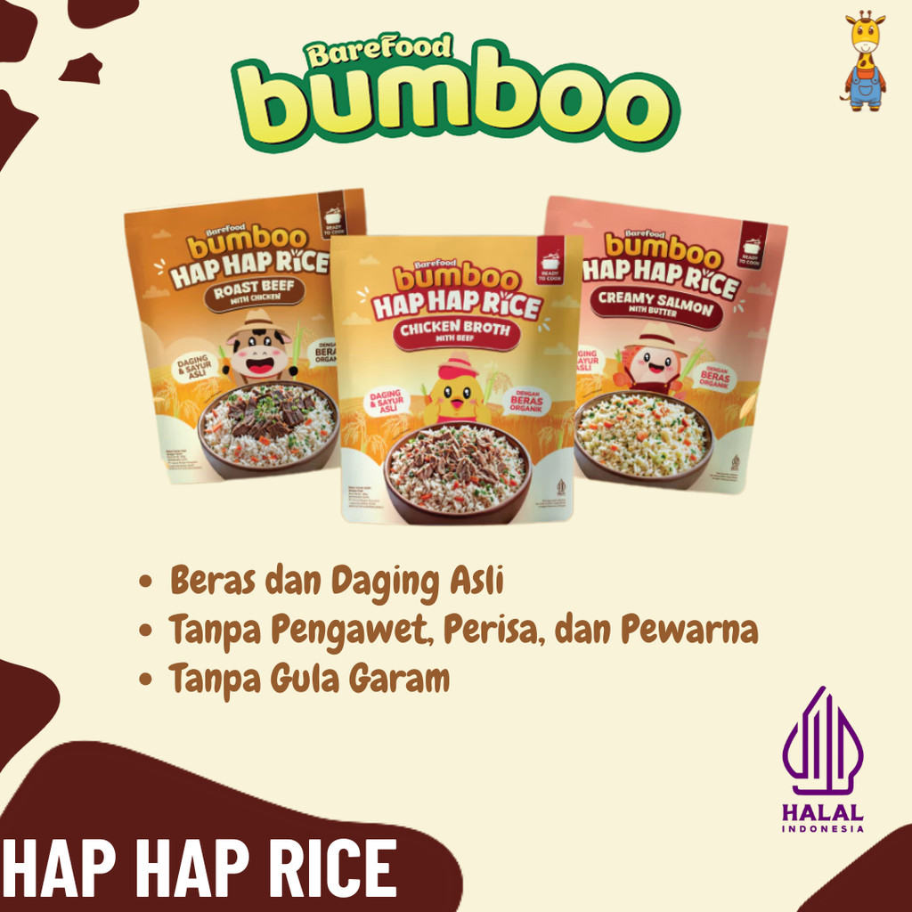 

Bumboo Hap Hap Rice - Beras MPASI Bayi