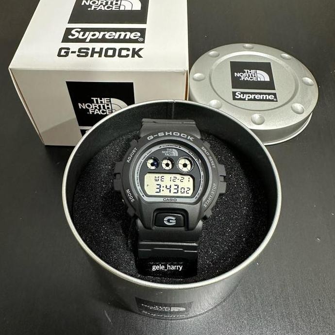 Baru Casio Gshock Supreme x TNF DW 6900NS-1JR