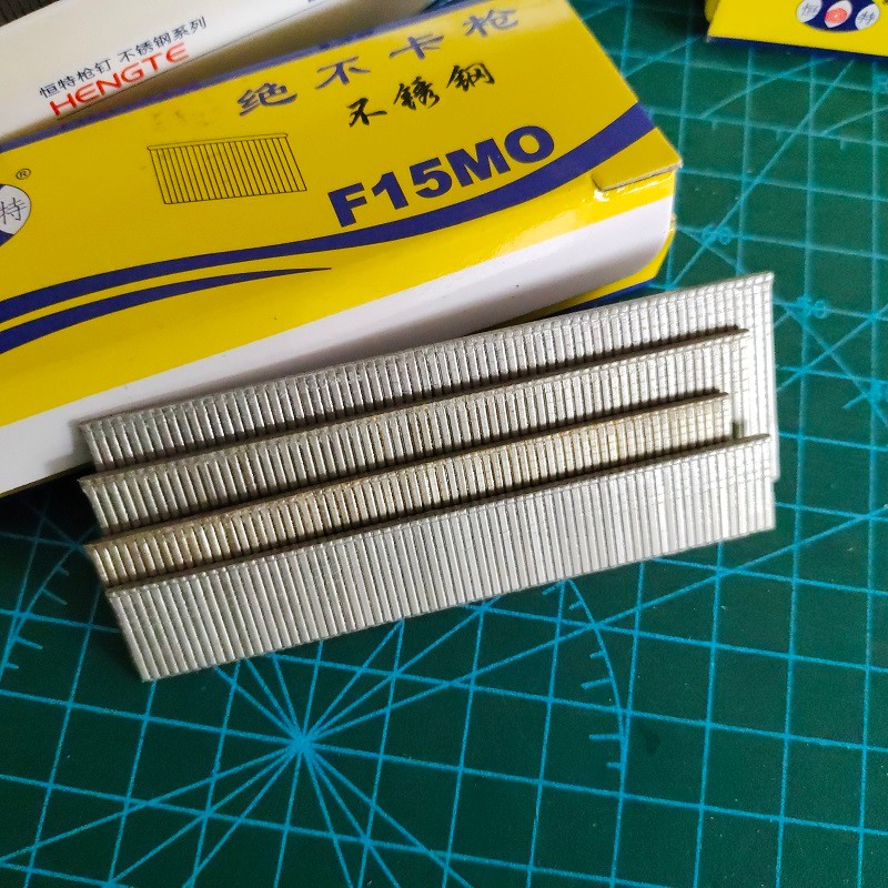 

Stainless steel F15 F20 F25 F30 Gun nails Electric Straight nail gun staples Straight Nails For Woodworking Furniture 1100pcs