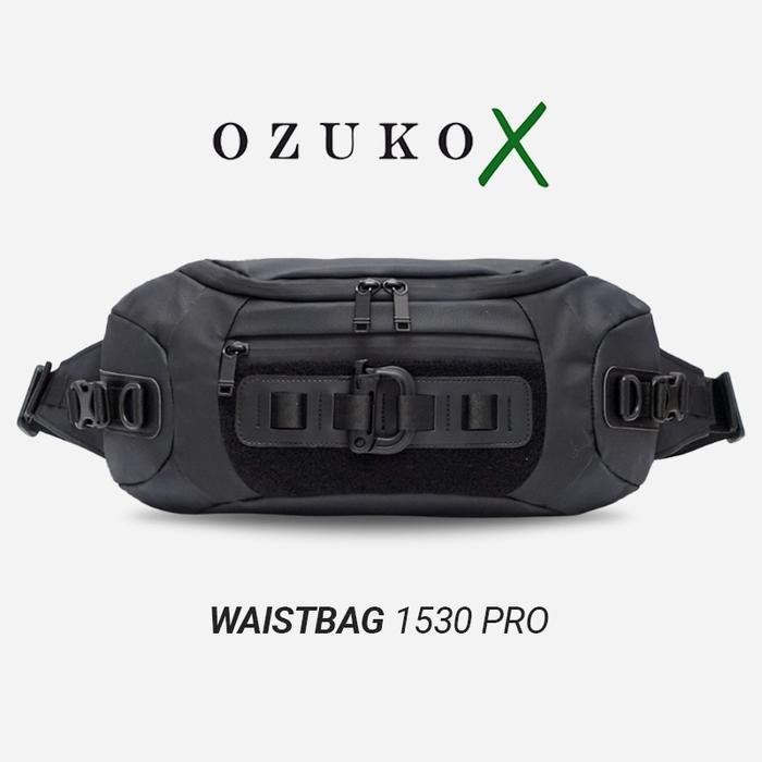 OZUKO X Waist Bag #1530 PRO - Tas Pinggang Outdoor Waistbag Pria Slingbag Cowo Cowok tas pinggang pr