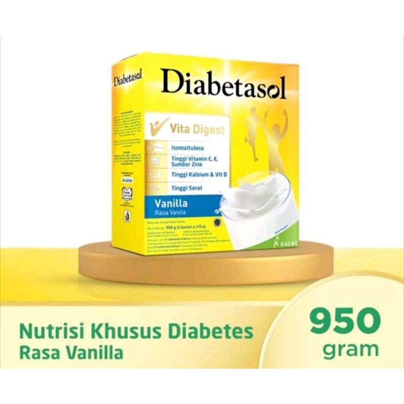 

Promo!!! Diabetasol Vanila/Coklat 950gr (Exp 2026)