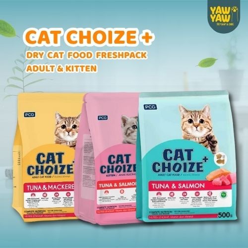 Cat Choize Plus Makanan Kucing Adult Kitten Tuna CatChoize Plus Adult Tuna Salmon Cat Dry Food