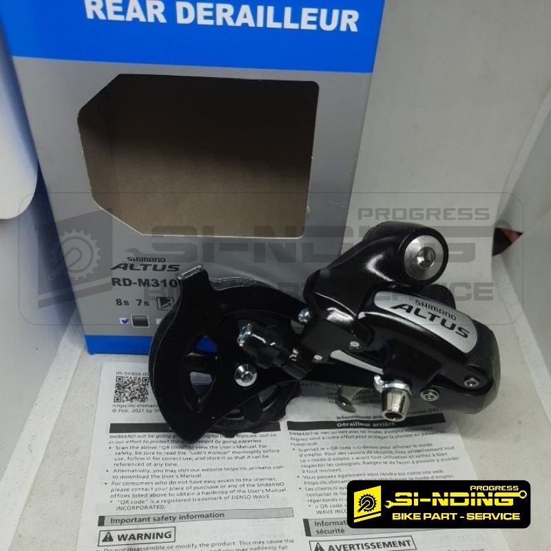 Rear Derailleur RD Shimano Altus M310 7 8 9 Speed Original Short Cage Sepeda Federal Lipat MTB