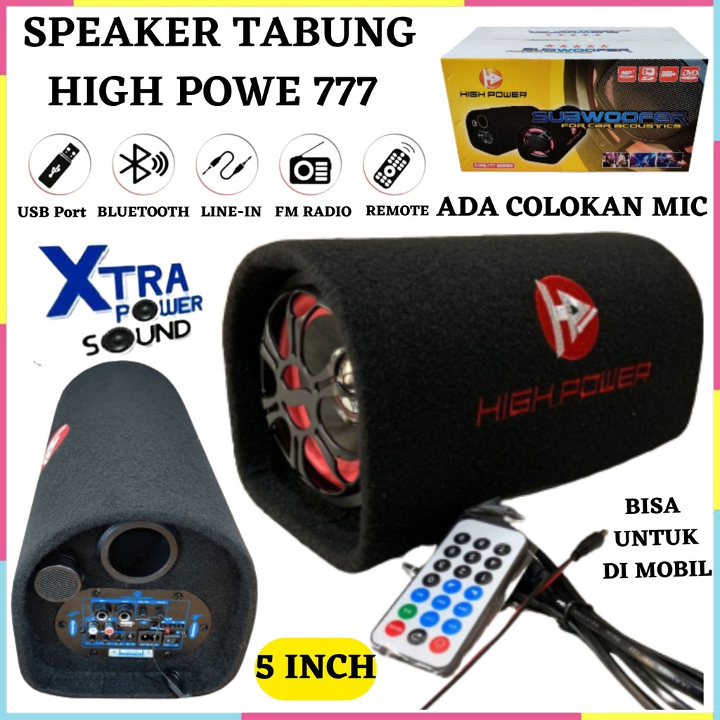 SERBA COD Speaker AKTIF/Speaker Tabung High Power 777 Bluetooth Radio | Speaker Tabung Bluetooth 5 I