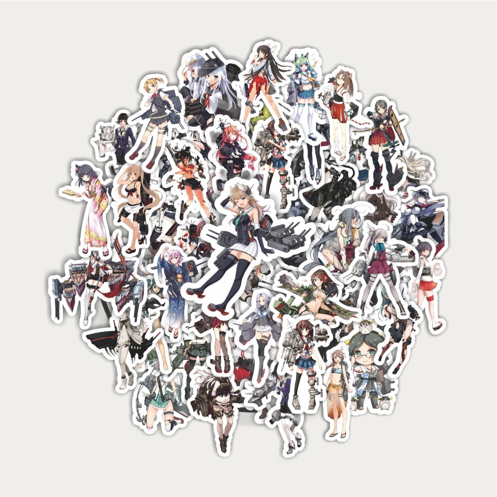 

Sticker Pack Stiker Anime Game Series Kantai Collection Character 1 | Sticker TUMBLR | Stiker LAPTOP KOPER HELM