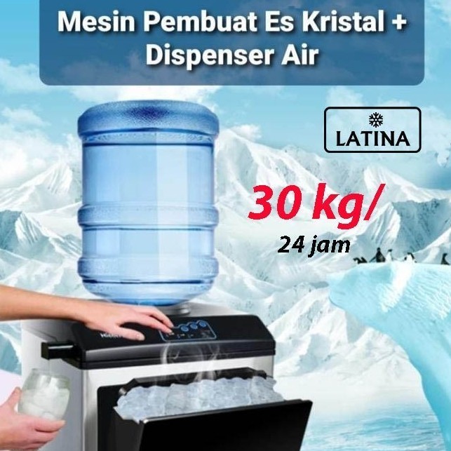 

Latina Cubic C.22F 30kg - Mesin Pembuat Es Batu Kristal 30kg