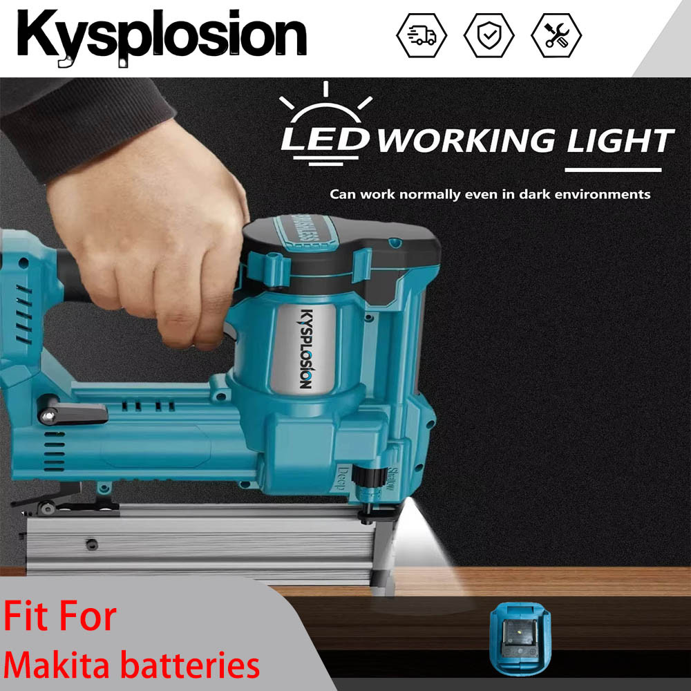 

Brushless Electric Nail Gun F15-F50 K410-K4 2in1 Cordless Stapler Framing Nailer Tacker Tool For Makita 18V Battery power tools