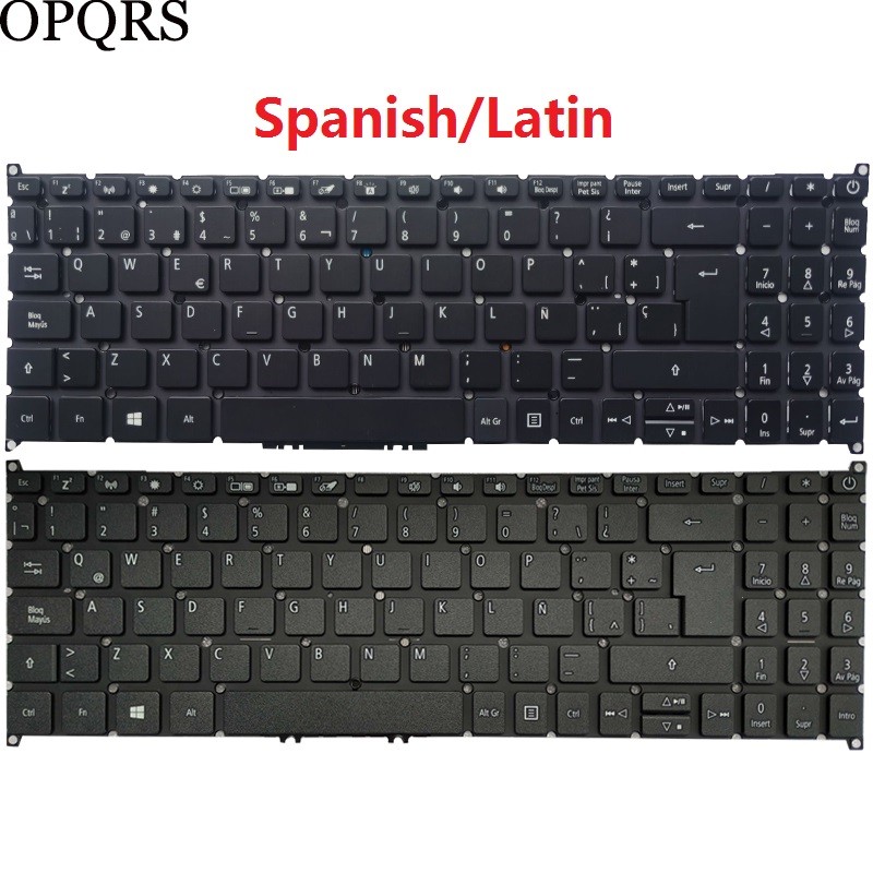 Russian/US/Spanish/Latin laptop keyboard for Acer Aspire 5 A515-54 A515-54G A515-56 A515-56G A515-52
