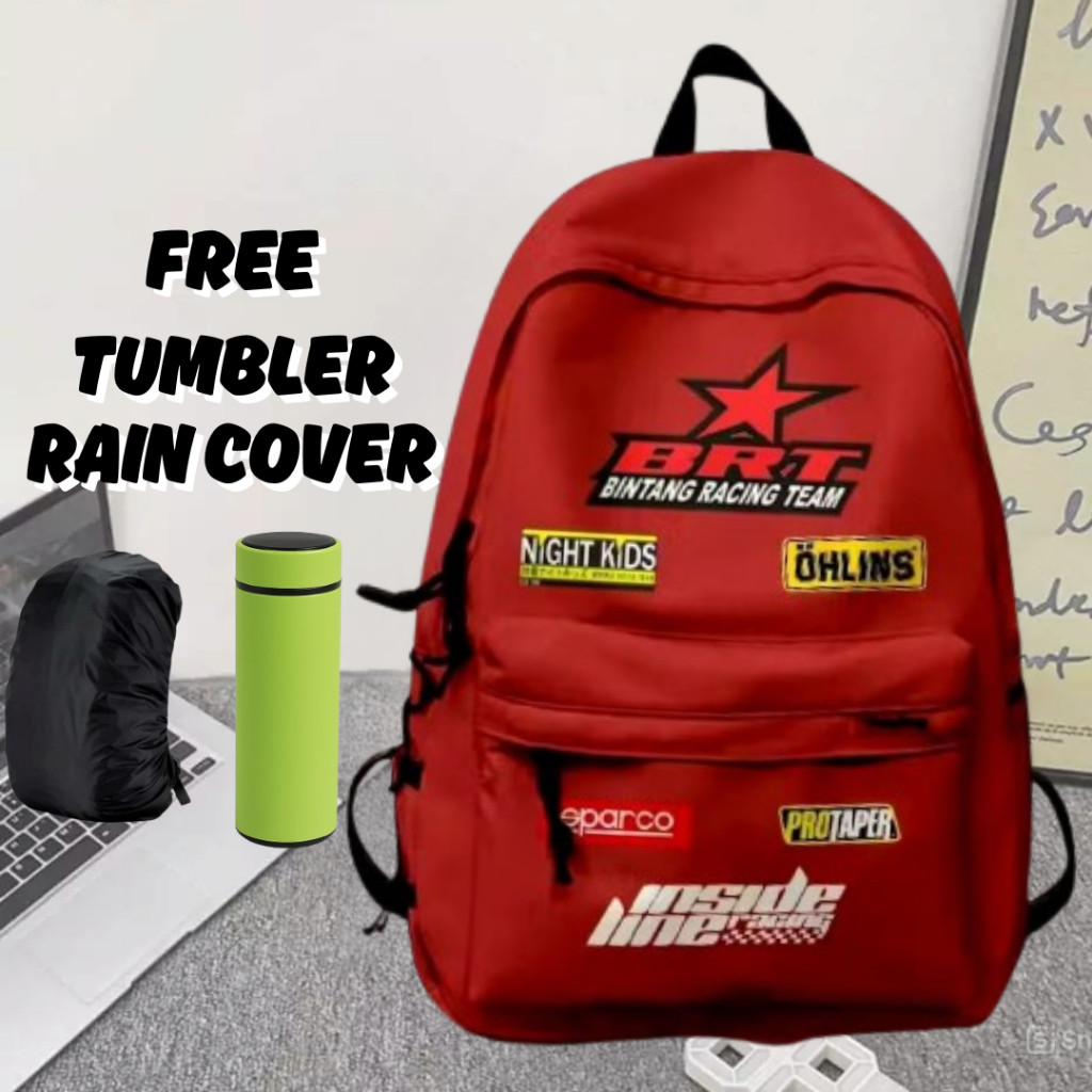 CAMBO.SHOP Tas Sekolah Anak BRT Racing Ransel Sekolah Anak