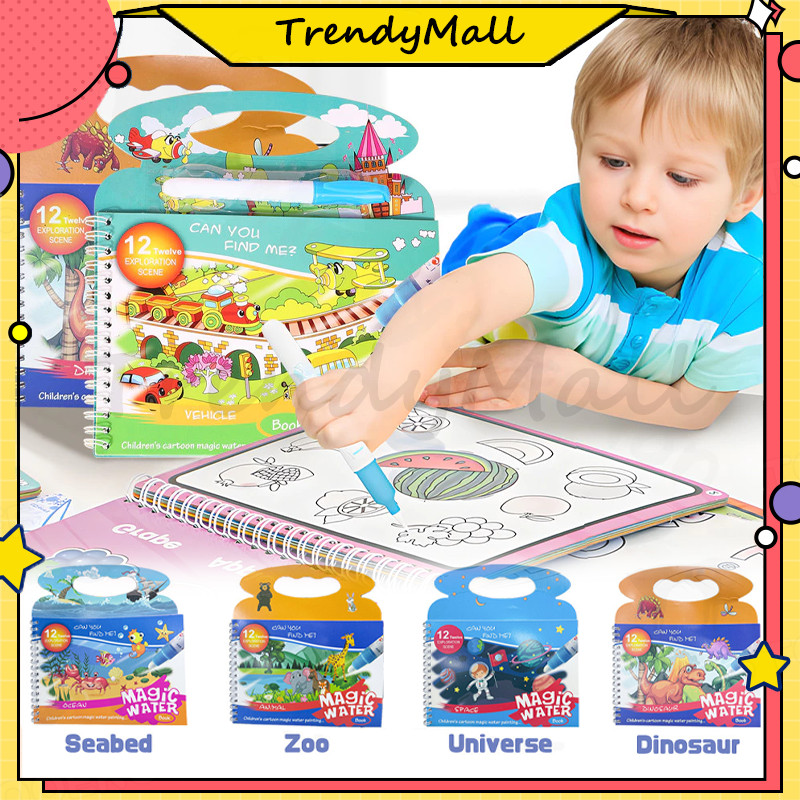 

Magic Water Book / Buku Edukasi Menggambar Ajaib TK PAUD