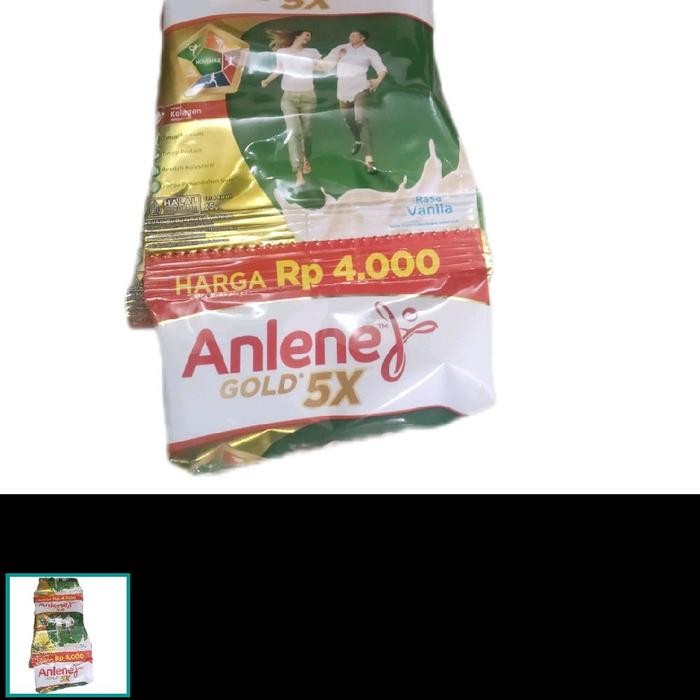 

[Promo] susu anlene renceng gold n activit | coklat | vanila - gold vanila