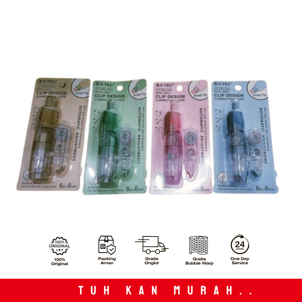 

CORRECTION TAPE V-TEC CHL MIXED COLOUR 956