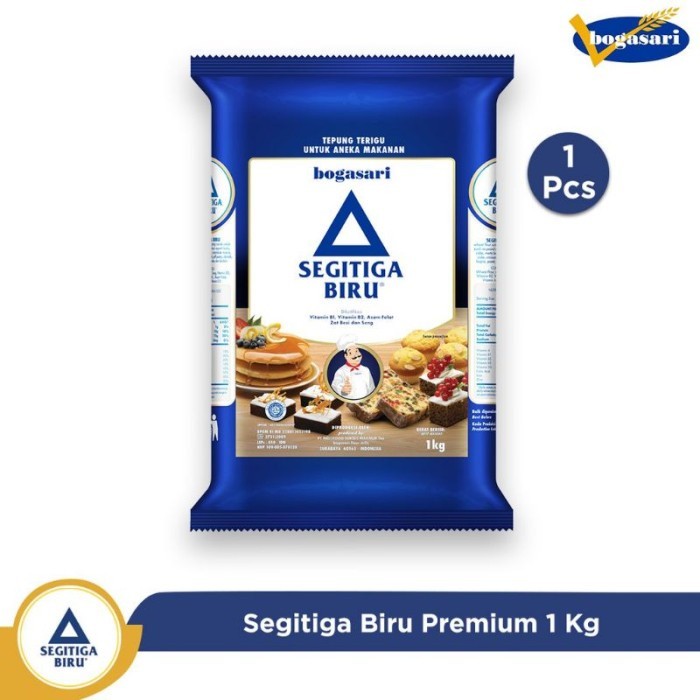 

BOGASARI Segitiga Biru PREMIUM Tepung Terigu Pack 1 kg