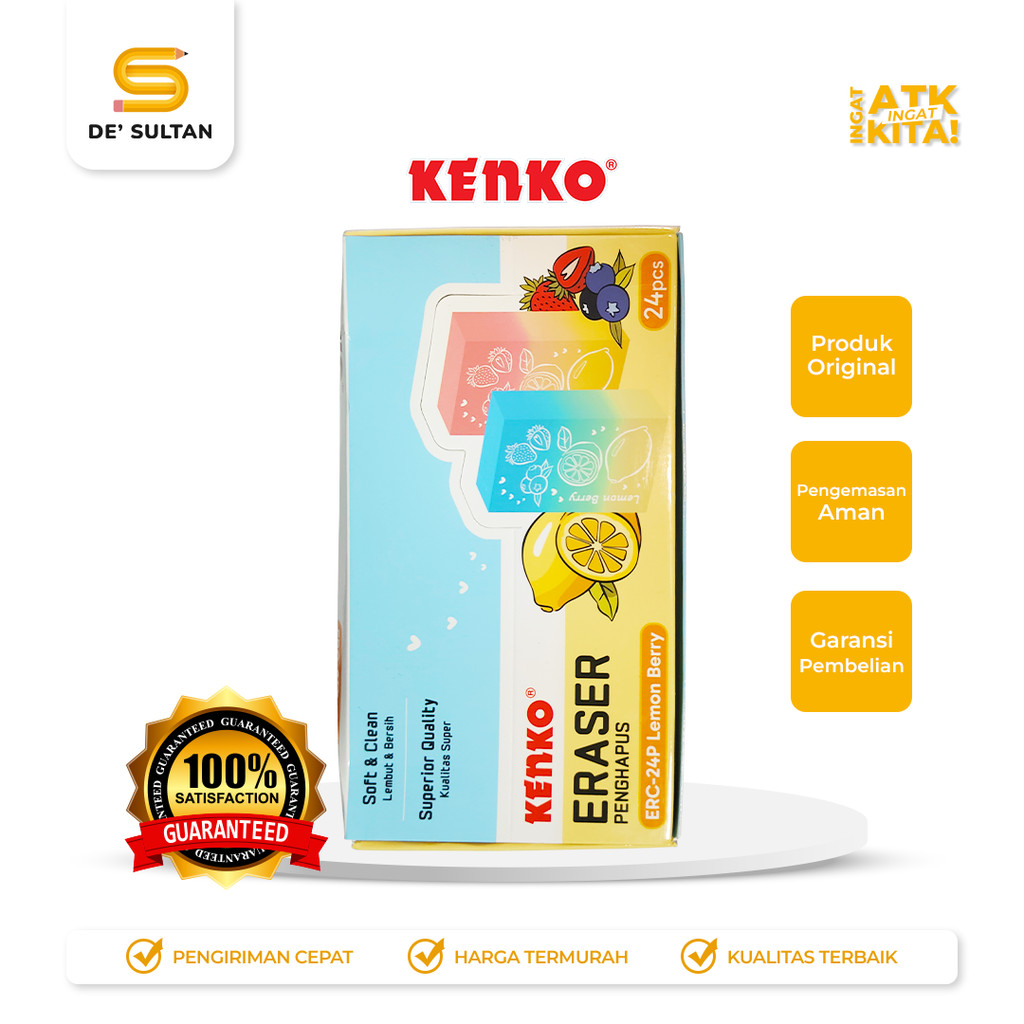 

KENKO PENGHAPUS/ ERASER ERC-24P LEMON BERRY (1PC)
