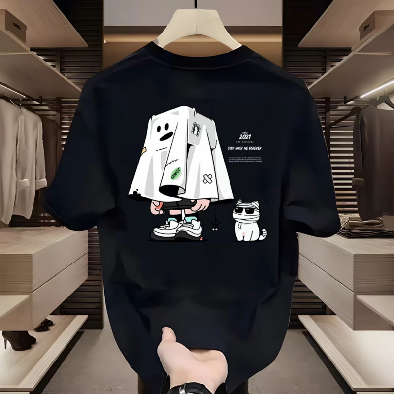 kaos vintage terbaru 2025 | Kaos Oversize Unisex Premium | Desain Karakter Kartun Orisinal Bertopeng