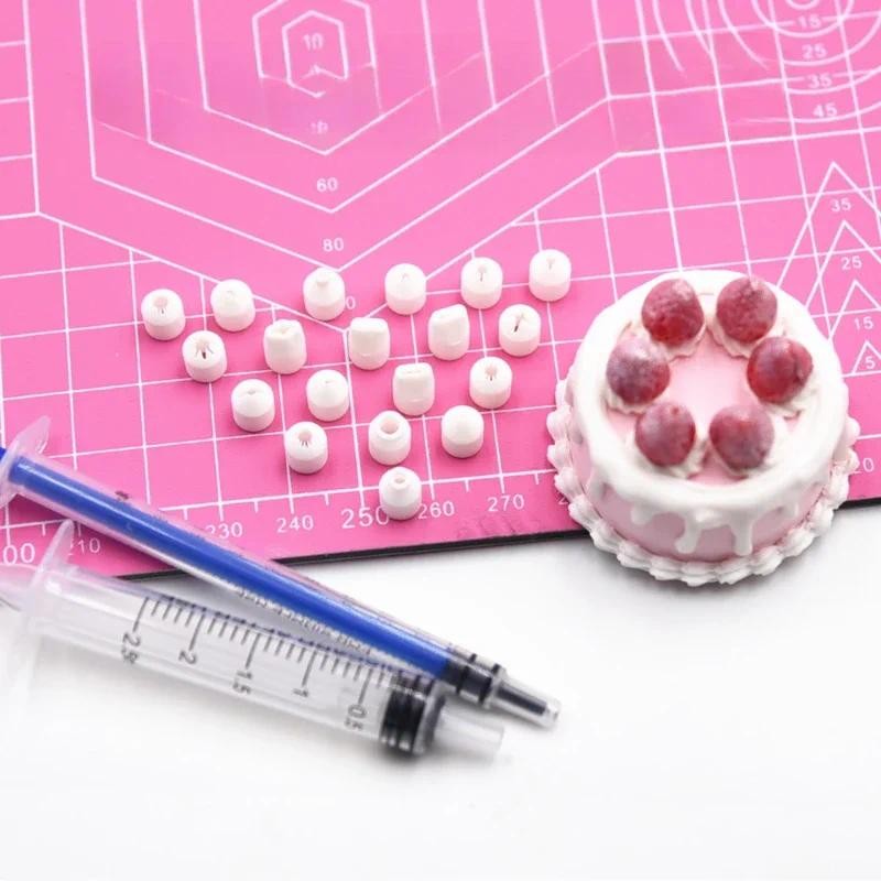 

19pcs Set Mini Nozzle for Pottery Clay Dessert Food Toy Milk Cream Clay DIY Miniature Cake Dessert Piping Tip Clay Pottery Tools