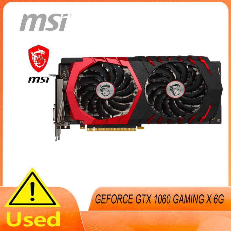 MSI GTX 1060 6GB 192Bit GDDR5 Original Graphics Cards for nVIDIA VGA Cards Geforce GTX1060 1050 TI 7