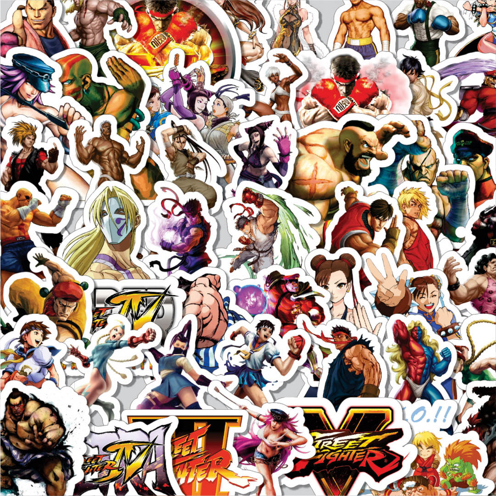 

Stiker Cutting Pack Stiker Video Game Series Street Fighter Character Mix 3 Isi 100Pcs Series Aesthetic Lucu Keren Untuk Koper Bahan Vynil