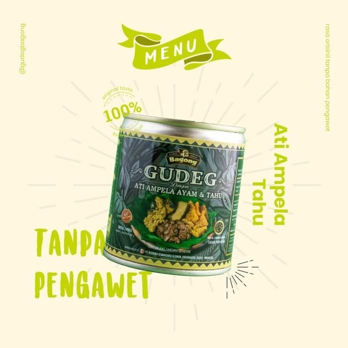

[TERLARIS] Gudeg Kaleng Bagong Dapur YU DJUM Oleh Oleh Khas Jogja 210-300 gr - Ati Ampela Tahu, 300gr[TERLARIS ]