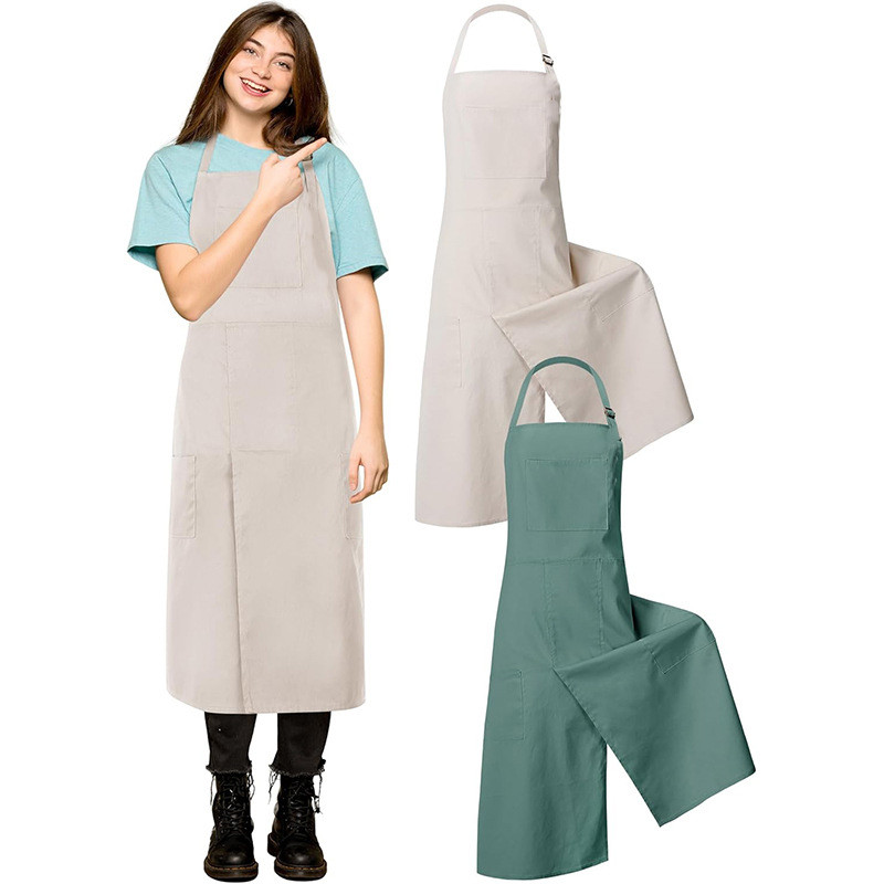 

Long Split Hem Apron for Pottery Painting DIY Craft Birthday Gift Kitchen Baking Cooking Unisex Adult Artist