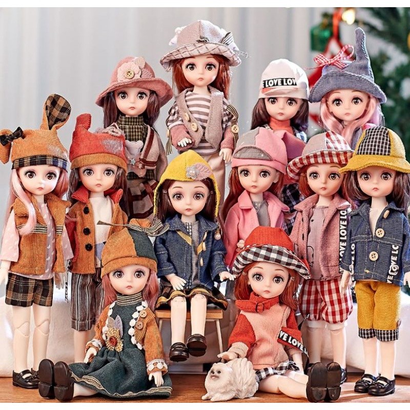 boneka zodiac rasi bintang cantik 30cm bjd 26 sendi movable