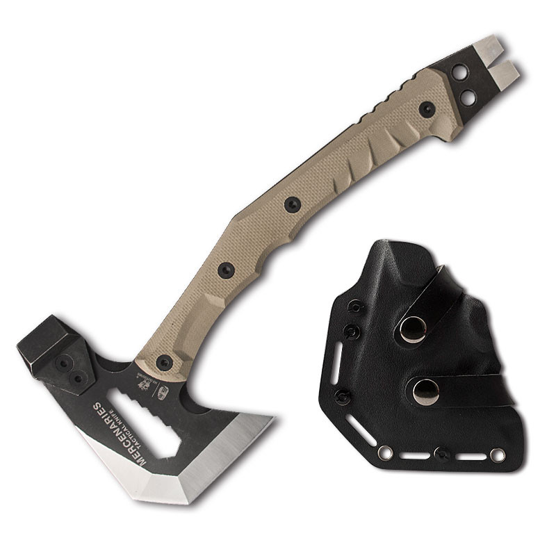HX OUTDOORS FT-02 Tactical Engineer Axe, Field Camping Axes, Mountain Axe Camping Hand Axe Hunting T