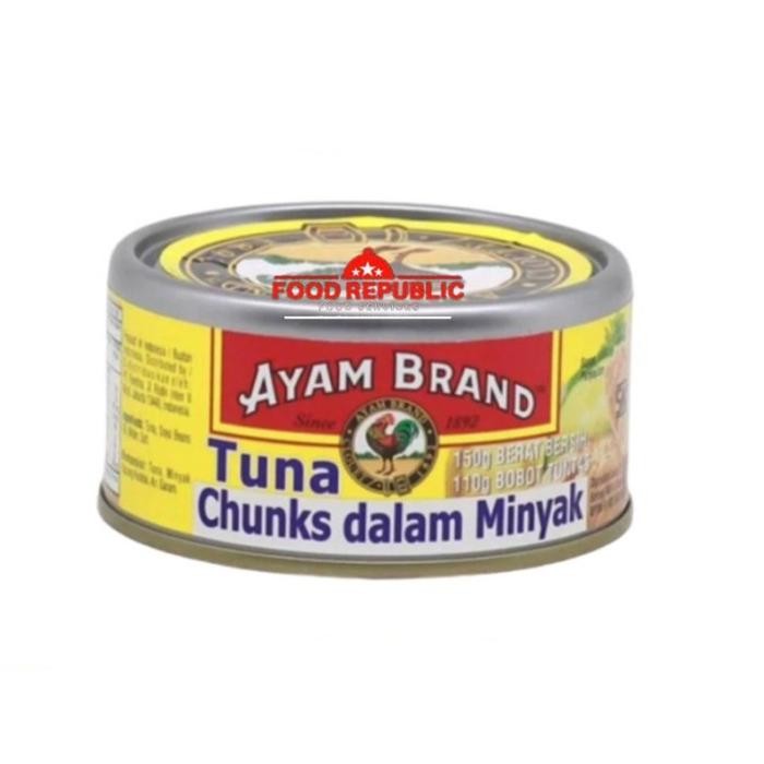 

[TERLARIS] AYAM BRAND 160 GR IKAN TUNA KALENG BANYAK VARIAN RASA HALAL - CHUNKS IN OIL[TERLARIS ]