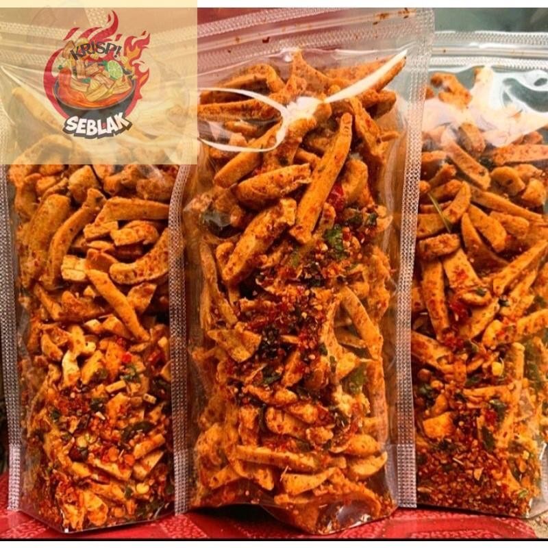 

Seblak krispi CEMILAN BASRENG PEDAS DAUN JERUK/BASRENG VIRAL KEMASAN 100 GR