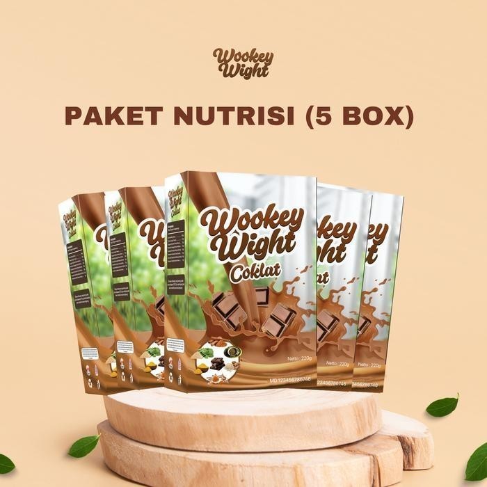 

PROMO PAKET 5 BOX Wookey Weight - Susu Penggemuk Badan Dan Penambah Nafsu Makan Rasa Coklat