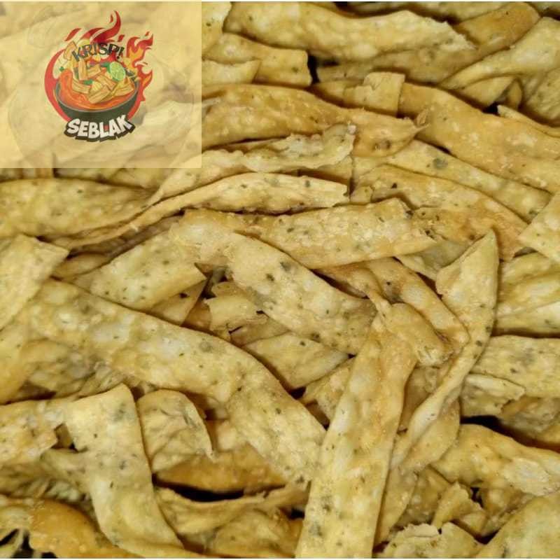 

Seblak krispi 100 GRAM KERIPIK PANGSIT ORI DAUN JERUK | KRIPIK KULIT PANGSIT BAWANG ORIGINAL DAUN JER|UK | STIK PANGSIT RASA ORI DAUN JERUK