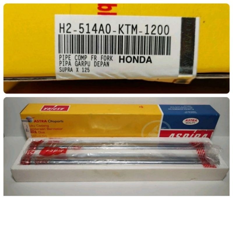 AS SHOCK DEPAN ASPIRA SUPRA X 125 SEPASANG - KTM
