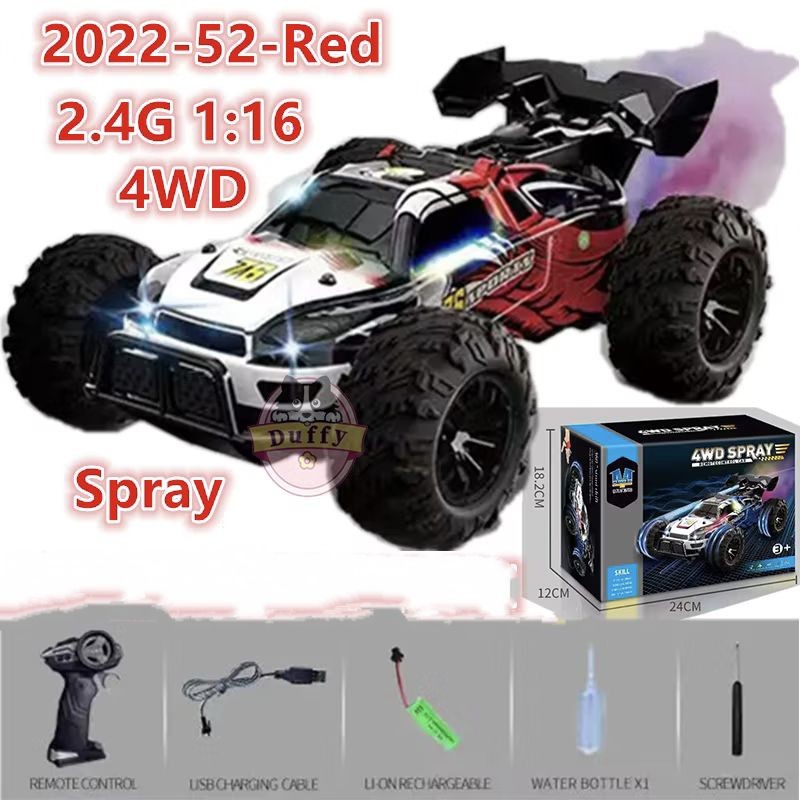 Rc buggy spray 4 wd ada lampu fitur keluar asap