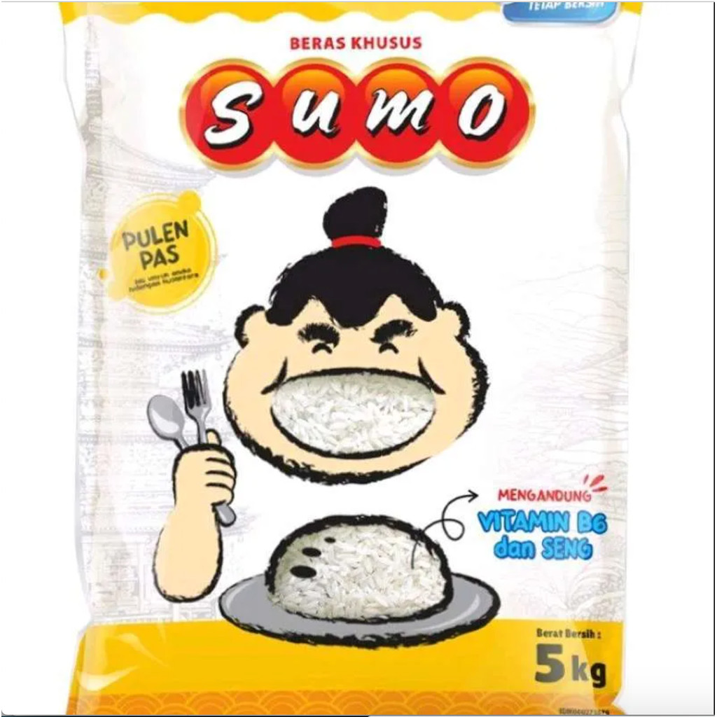 

Sumo Beras Kuning Fortifikasi 5KG - Beras Sushi Pulen