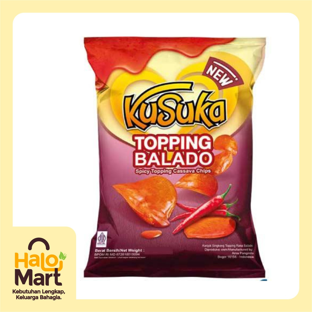 

KUSUKA KERIPIK SAOS BALADO 160 GR
