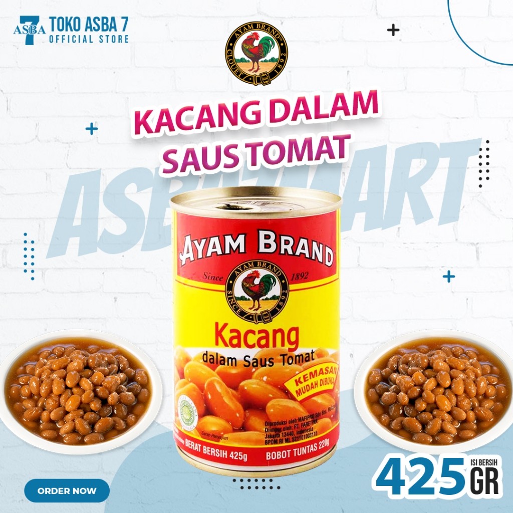 

AYAM BRAND BAKED BEANS IN TOMATO SAUCE 425G