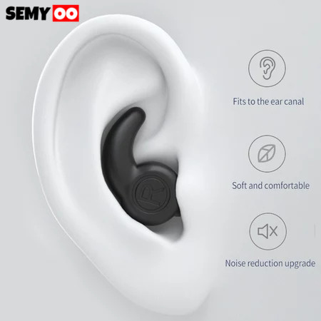 SEMYOO Earplug / Deep SleepEarplug /Silikon Nano Ear Plug /Peredam Suara Penutup Kuping Untuk Tidur