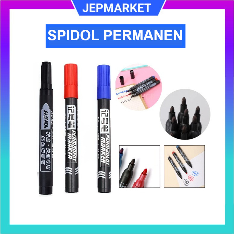 

spidol Marker Permanen Tahan Air, / spidol permanent Cepat Kering & Tidak Pudar / Spidol Permanen tinta minyak / Spidol Permanent