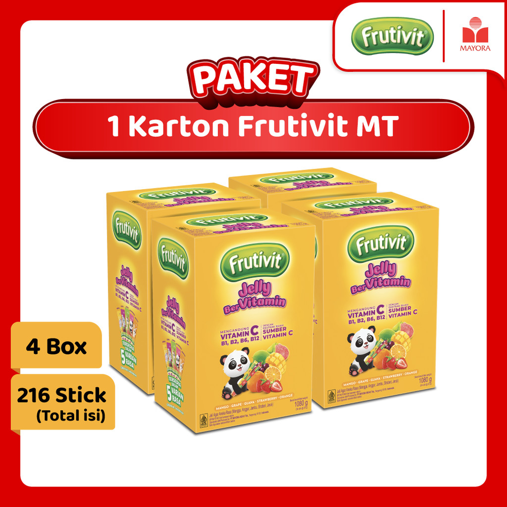

Paket 1 Karton Frutivit MT Jelly Ber-vitamin