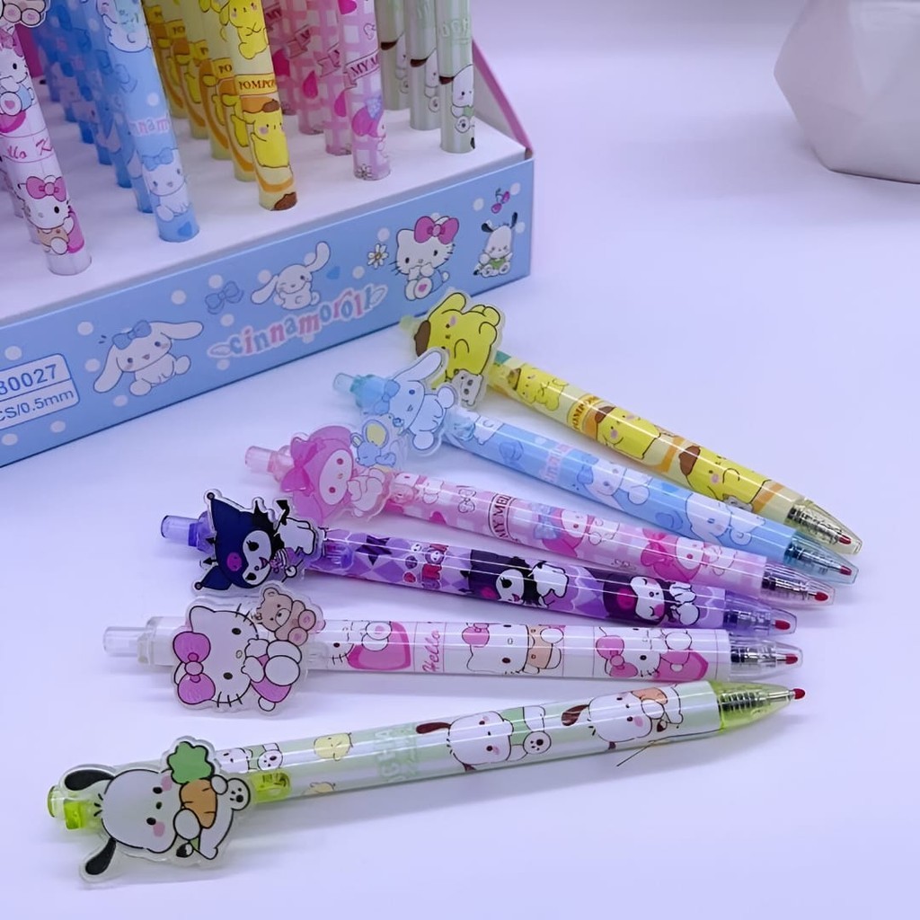 

EMERAL_Pulpen Cetek Akrilik Karakter Random / Pulpen Gel Karakter Lucu / Pulpen Mekanik Gel Akrilik Karakter