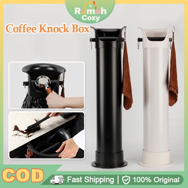 Knock Box Coffee Floor Standing Barista Bin Tube Standing Coffee Knock Box Waste Container Anti Slip