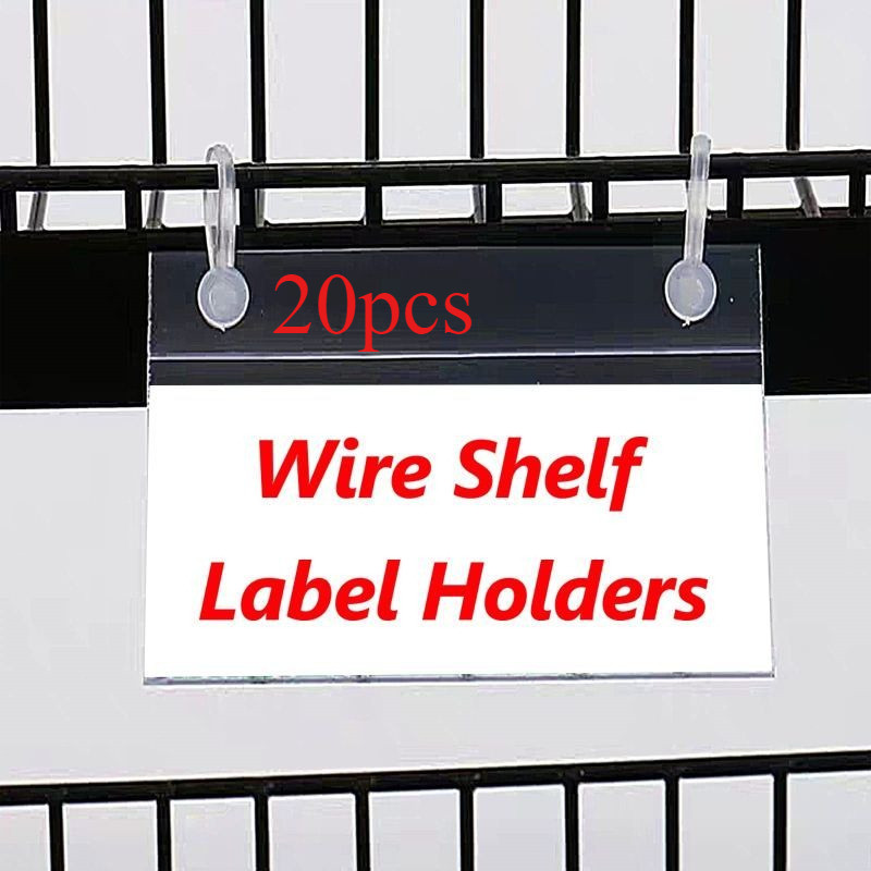 

【New Arrivals】20pcs Label Harga Gantung 80x50mm Price Tag Mika untuk Minimarket / Supermarket Toko Retail