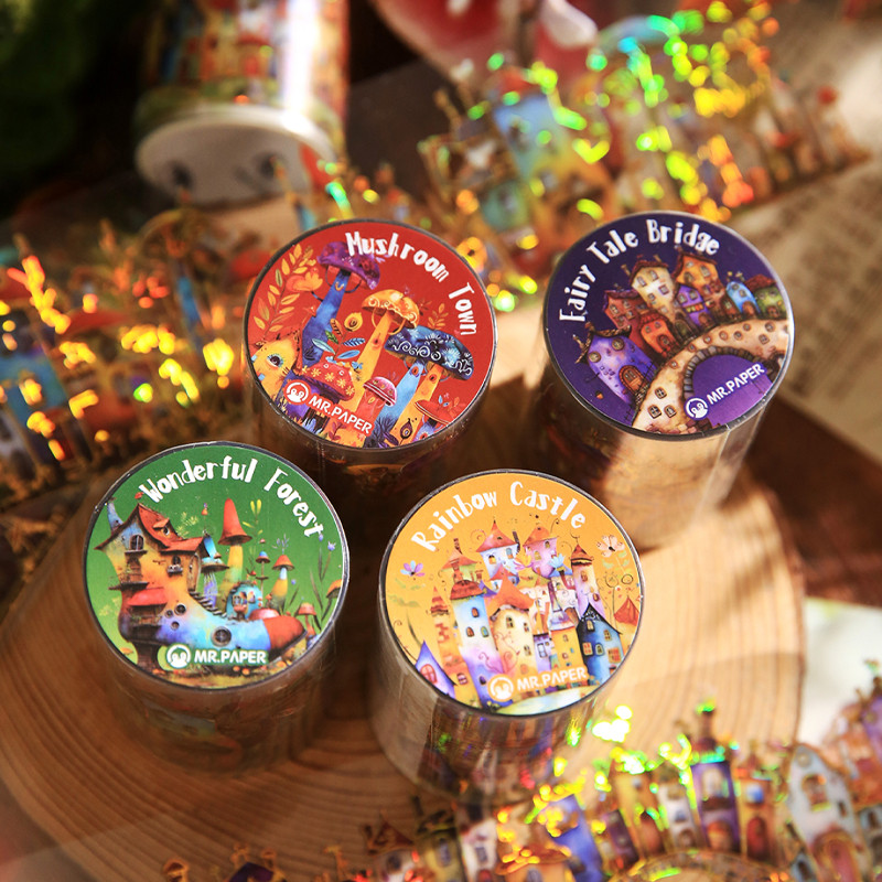 

Mr.Paper Fairytale Corridor Series Single Roll Tape Children's Gifts for Students tape sticker stationary supplies washi tapes
