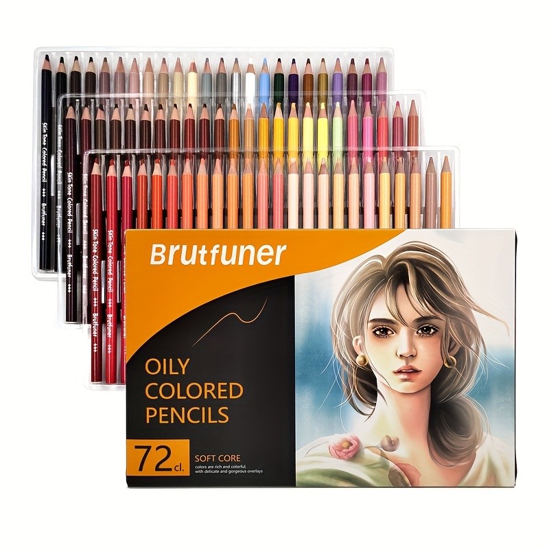 

50-tone colored Pencil set: Light Beige series, with soft-core drawing lead - perfect for artist, school project and gift colore