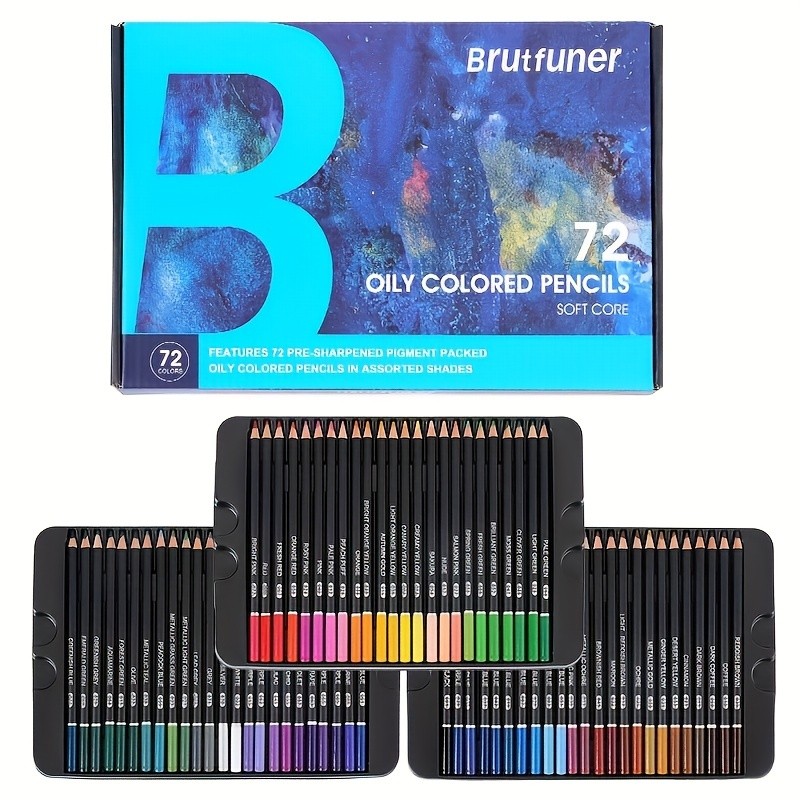 

Brutfuner oil painting pencils set, cork drawing pencils, sketch pencils, art supplies suitable for artists and students, school