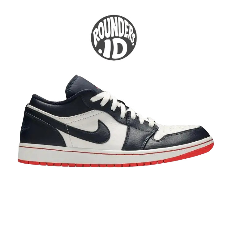 sepatu nike Air Jordan 1 Low Ember Glow / sneakers pria